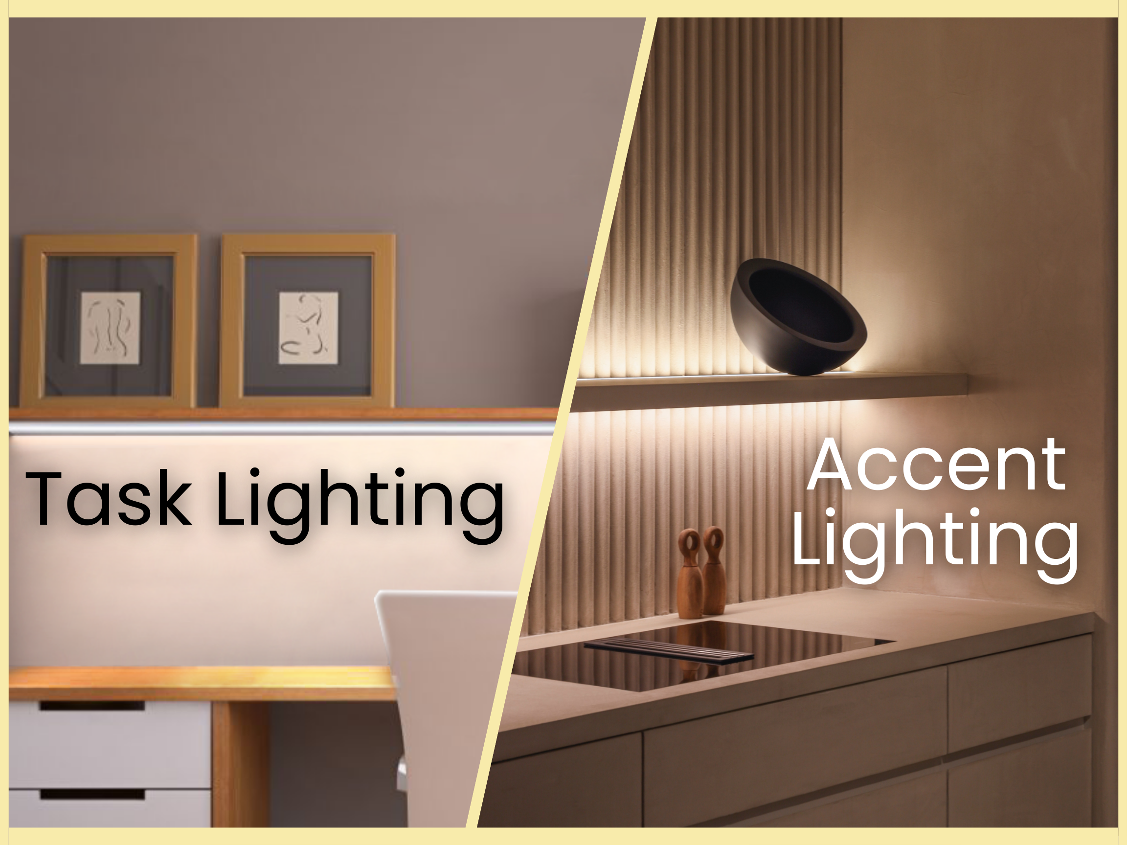 Task lighting or accent lighting